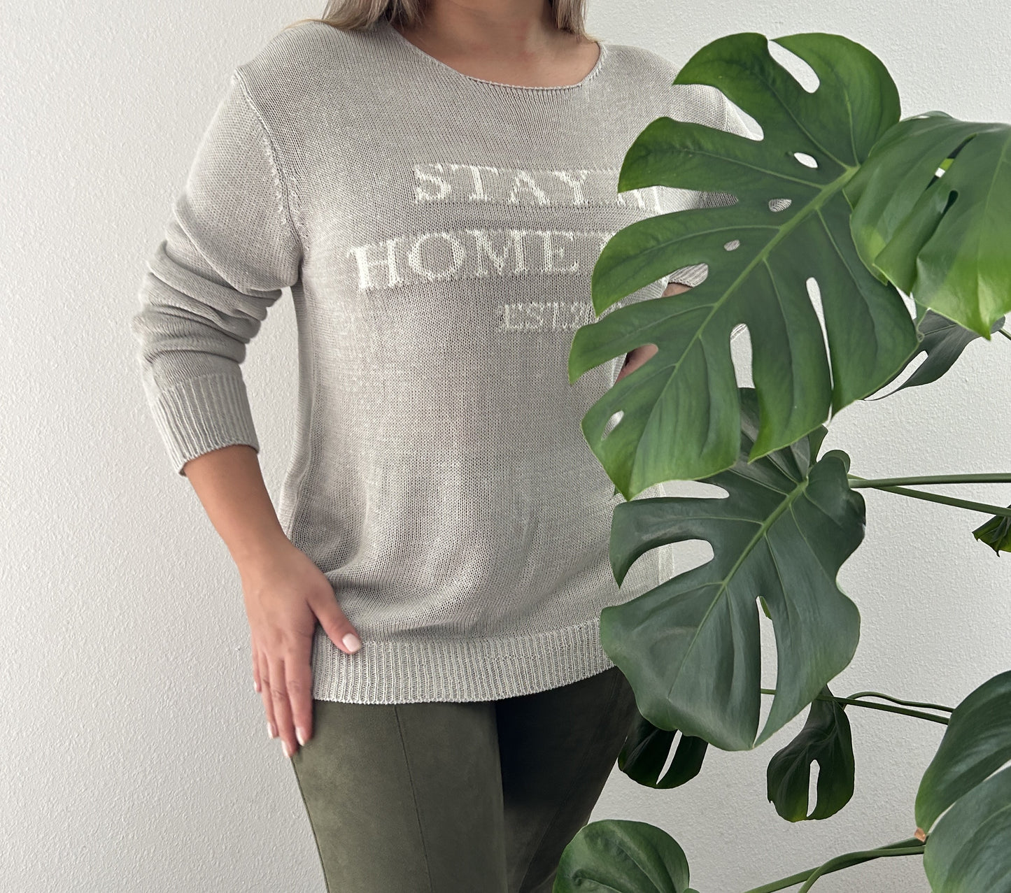 Stay At Home Knit Sweater