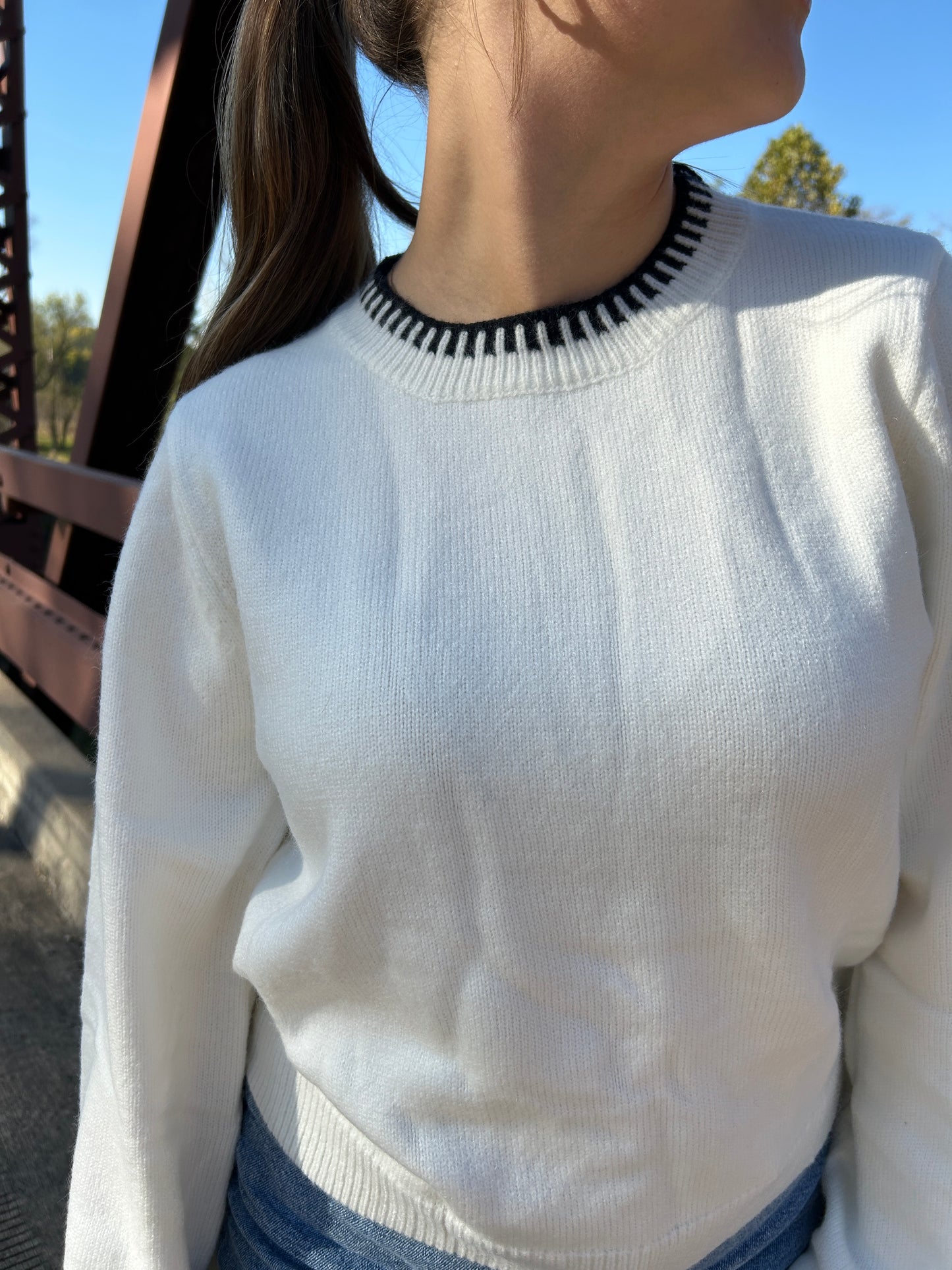 Stitch Collar Sweater